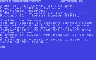 Zork II - The Wizard of Frobozz 